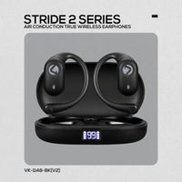 Volkano Stride 2 Air Conduction True Wireless Earphones - Black