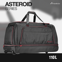 Travelwize Asteroid Trolley Duffle - Black/Red