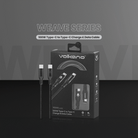 Volkano Weave Series 100w Type-C to Type-C 1.2m
