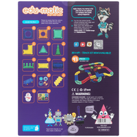 73 Magnetic Tiles, Windows, Stickers and Snowmen