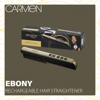 Carmen Ebony Rechargeable Hair Straightener