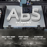 SA Filament ABS Premium Filament 1kg - Light Grey