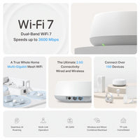 BE3600 Whole Home Mesh Wi-Fi 7 System
