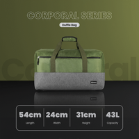Volkano Corporal 43l Duffle - Khaki
