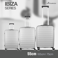 Travelwize Ibiza PP 4-Wheel Spinner 75cm Luggage - Grey