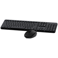 VolkanoX Garnet Bluetooth Wireless Keyboard and Mouse Combo - Black