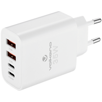 Volkano Quad Series 2x PD USB-C 2x USB-A 3a 35W Wall Charger