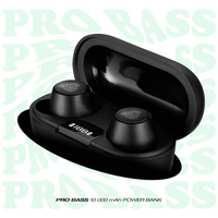 Pro Bass Nova Series TWS Earphone - Black
