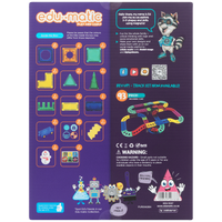 73 Magnetic Tiles, Windows, Stickers and Snowmen