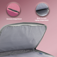 Kingsons 15.6" Ladies Bag Trace Series - Pink