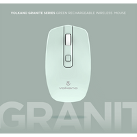 Volkano Granite Series Rechargeable Wireless Mouse - Green