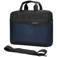 Volkano Seismic 15.6" Laptop Shoulder Bag Blk/Nvy