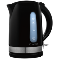 Elektra - 1.7l Plastic Kettle - Black