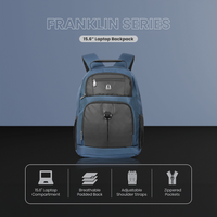 Volkano Franklin 15.6" Laptop Backpack - Navy/Black