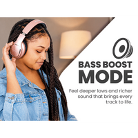 Volkano Phonic Series Bluetooth Full-Size Headphones - Rose Gold