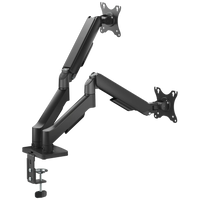 Volkano Steel Series Full Motion Dual Monitor Desk Mount 17" - 32"