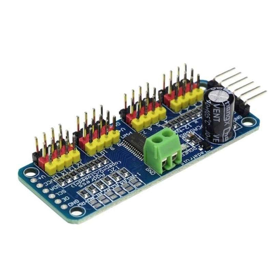 MCU-PCA9685 16 Channel 12-bit FM+I2C PWM Servo Driver Module