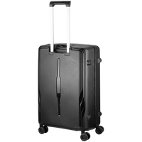 Travelwize Clipper PP 65cm 4-Wheel Spinner Luggage Black