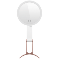 ZEN JestSet Series Portable Handheld LED Mirror - White