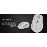 Volkano Chrome Series Wireless Mouse - Gray