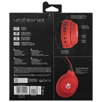 Volkano Cosmic 2 Series Bluetooth Headphones - Red