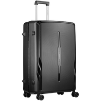 Travelwize Clipper PP 75cm 4-Wheel Spinner Luggage Black